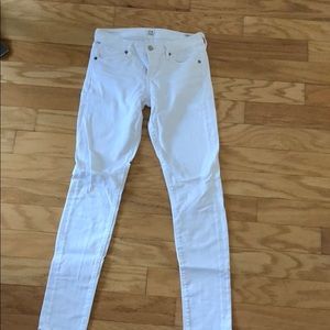 Citizens Of Humanity White Skinny Jeans
